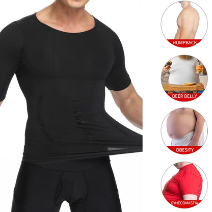 Männer Abnehmen Body Shaper Bauch Kontrolle Shapewear Mann Shapers Modellierung Unterwäsche Taille Trainer Korrektur Haltung Weste Korsett