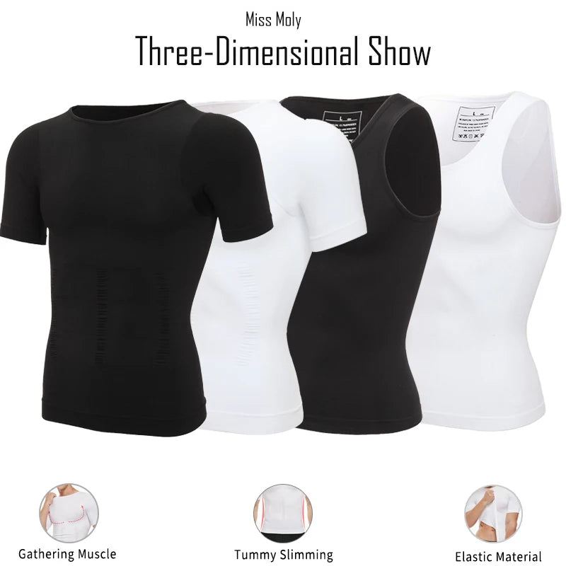 Männer Abnehmen Body Shaper Bauch Kontrolle Shapewear Mann Shapers Modellierung Unterwäsche Taille Trainer Korrektur Haltung Weste Korsett