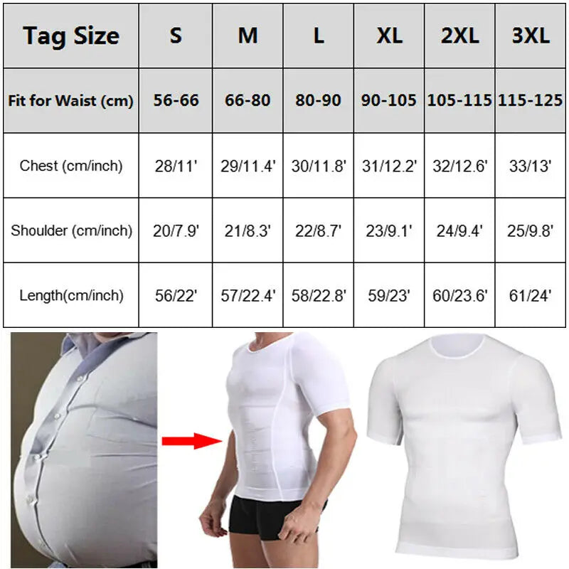 Men Body Slimming, Posture and Shaper