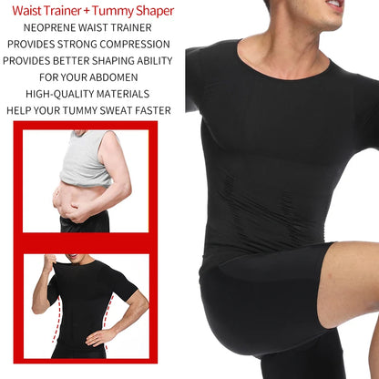 Männer Abnehmen Body Shaper Bauch Kontrolle Shapewear Mann Shapers Modellierung Unterwäsche Taille Trainer Korrektur Haltung Weste Korsett