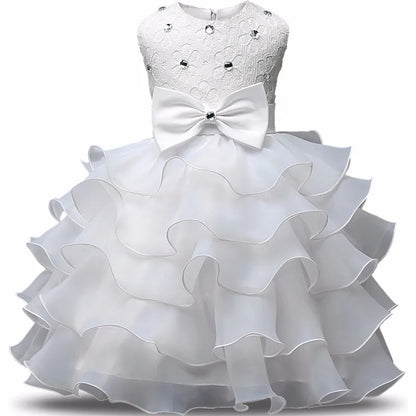 Blumenmädchen Kleid Tutu Flauschige Baby Mädchen Kleider Vestidos Hochzeit Party Kinder Kleidung Geburtstag Weihnachten Fancy Ballkleid