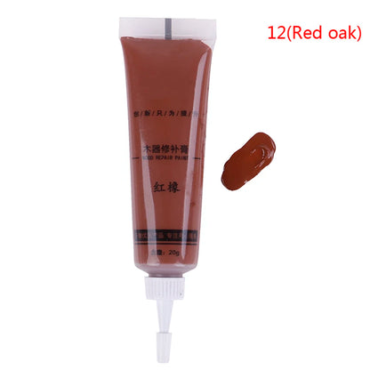 17 Color Wood Furniture Repair Paint Wax Solid Wooden Refinishing Paste Floor Furniture Scratch Fast Remover Repair Paint Tool