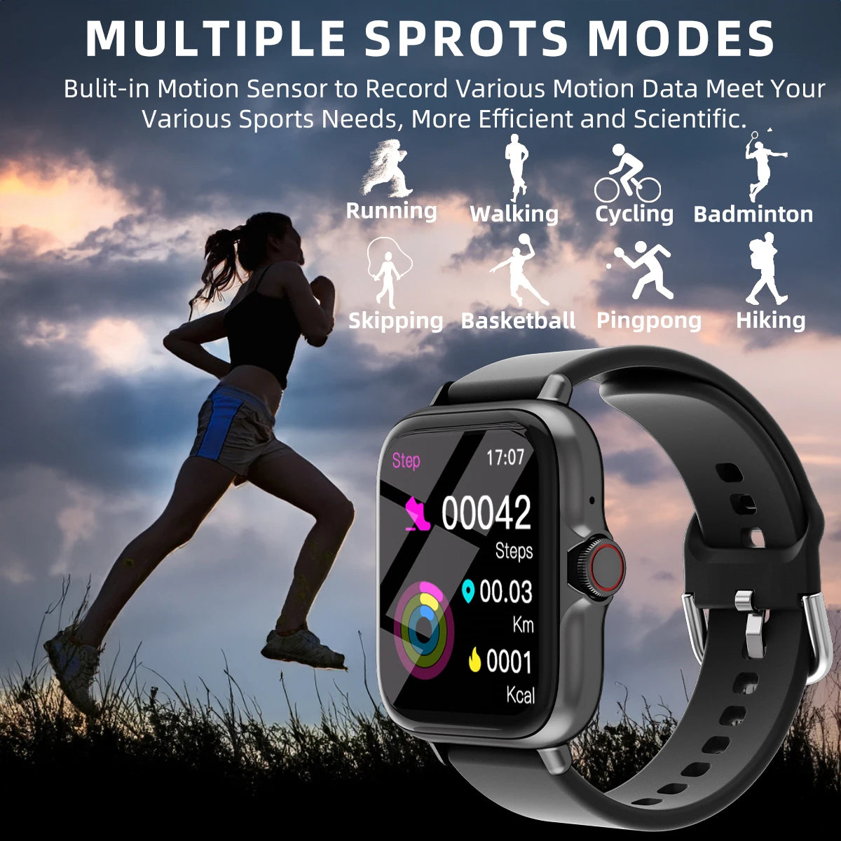 Smart Watch - Waterproof with Calls & Fitness Tracking