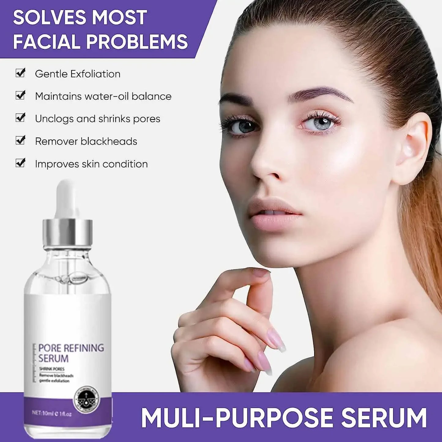 Pore Shrinking Serum – Facial Essence for Tightening & Repairing Skin ✨