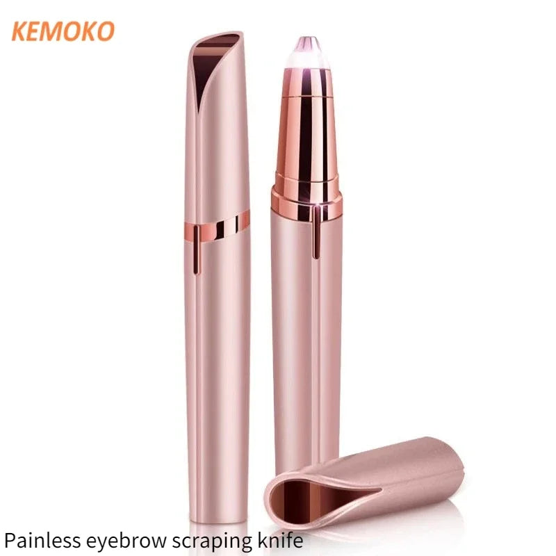 Tondeuse à sourcils électrique Épilation de sécurité Épilateur à sourcils Chargeur USB Mini Shaper Rasoir Épilation sans douleur Beauté