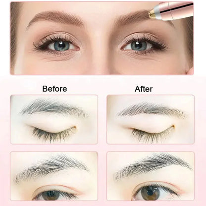 Tondeuse à sourcils électrique Épilation de sécurité Épilateur à sourcils Chargeur USB Mini Shaper Rasoir Épilation sans douleur Beauté