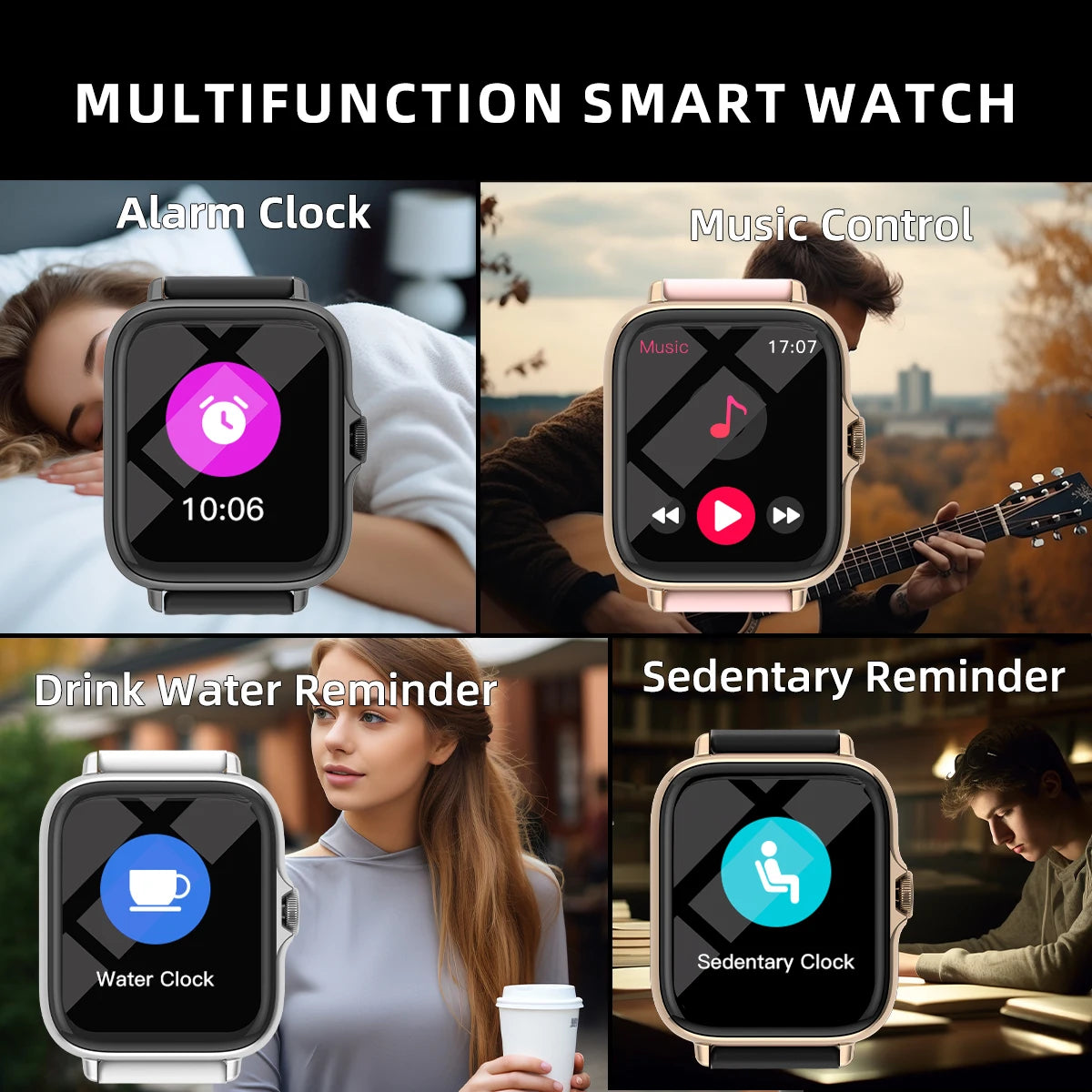 Smart Watch - Waterproof with Calls & Fitness Tracking