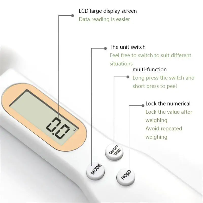 Handheld Kitchen Digital Scale Spoon