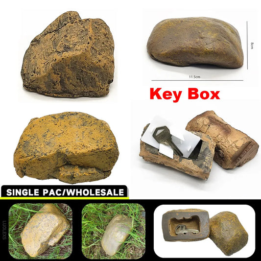 Simulated Stone Key Storage Box – Discreet, Durable, and Secure Hidden Storage