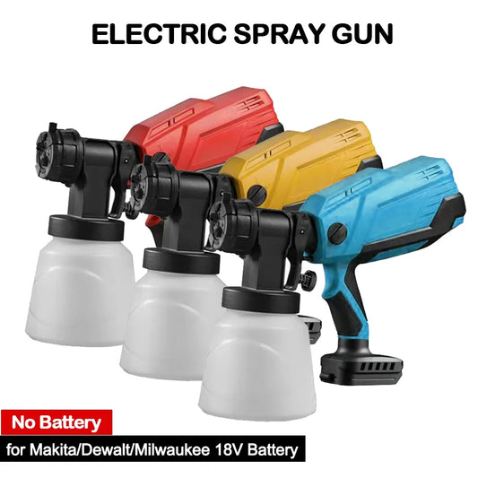 Electric Spray Gun 1000ML Cordless Paint Spray Gun