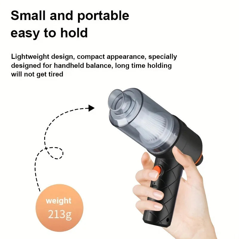 Ultra High Power Car Mounted Vacuum Cleaner Vehicle Wireless Portable Handheld Automobile Mini Vacuum Cleaner