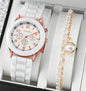 5/2PCS Luxury Watch & Jewelry Set