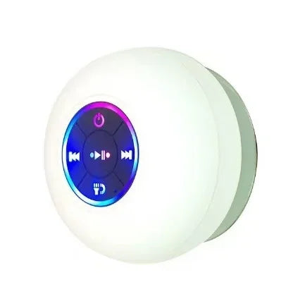 Haut-parleur Bluetooth sans fil portable LED IPX4 haut-parleur étanche salle de bain extérieure grande ventouse mini boîte de son stéréo