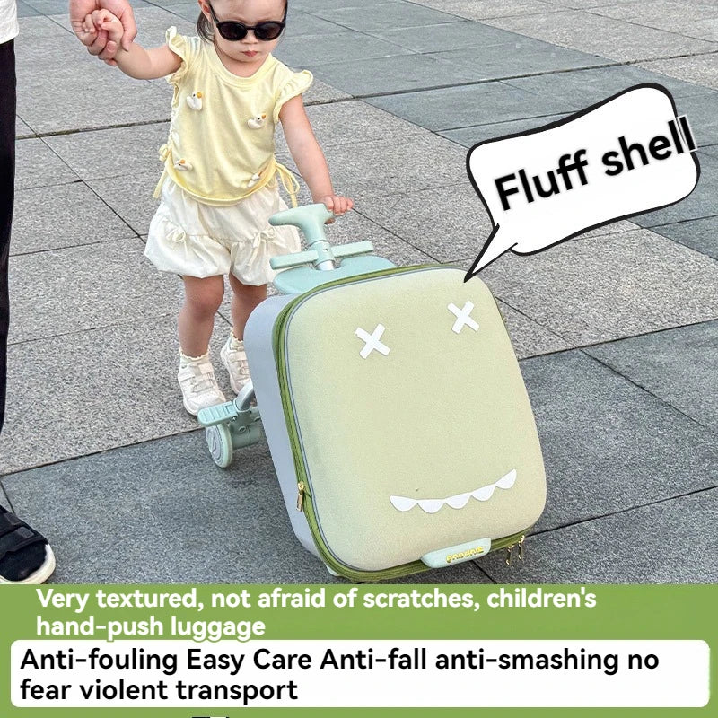 Children's Luggage Case Can Ride and Walk the Baby's Suitcase The Baby Can Take the Suitcase. The 20-Inch Folding Stroller Can