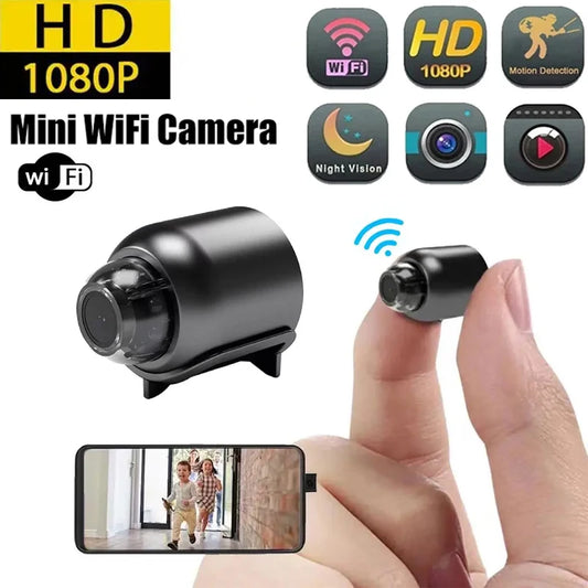 Mini caméra d'intérieur intelligente IP Wifi Full HD 1080P