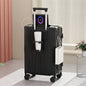 Fashion Travel Suitcase  with Cup holder Rolling Luggage Trolley Case Universal Wheel Carry-on Luggage Boarding Case 20 Inch