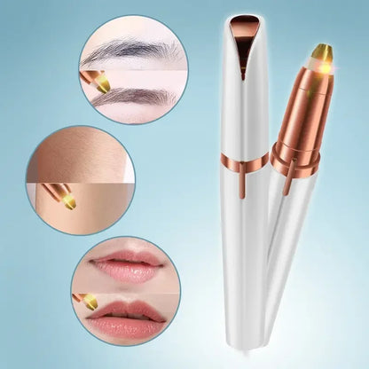 Electric Eyebrow Trimmer Security Hair Removal Eye Brow Epilator USB Charger Mini Shaper Shaver Hair Removal Painless Beauty