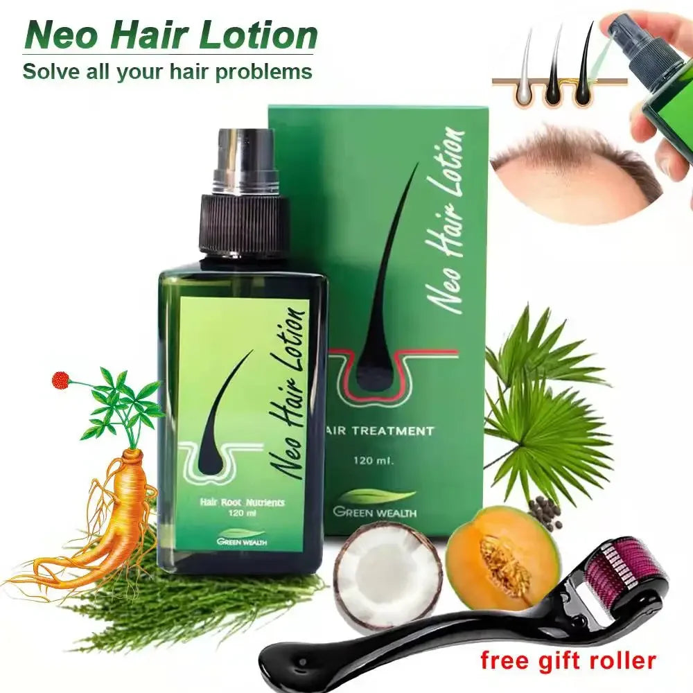 Product Title: Hair Growth Essential Oil Spray – Anti-Hair Loss Neo Hair Lotion for Men & Women (120ml)