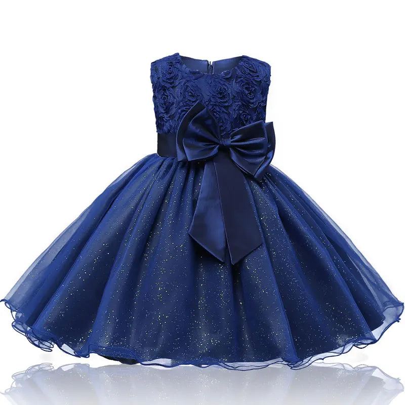 Blumenmädchen Kleid Tutu Flauschige Baby Mädchen Kleider Vestidos Hochzeit Party Kinder Kleidung Geburtstag Weihnachten Fancy Ballkleid