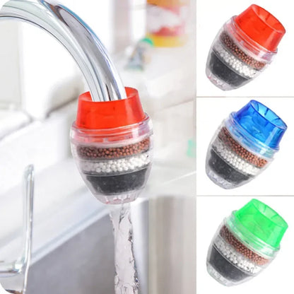 Purifier Tap Filter Water Saving Kitchen Faucet Bubbler Activated Carbon Filtration Shower Head Nozzle Cleaning Filters